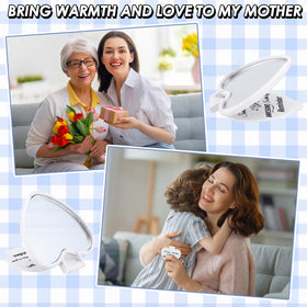Lineshading White compact mirror for moms, a practical keepsake