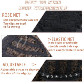 LINGHANG packaged wig delivery image highlights ready to wear convenience