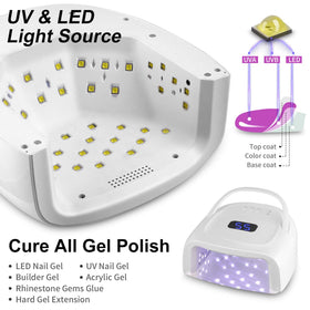 Linssy LED beads close-up showing safe UV output.
