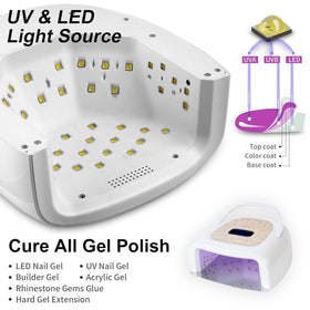 Linssy 60W lamp battery compartment highlights 15600mAh for long cordless sessions.