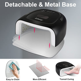 Linssy portable travel nail lamp ready for on-the-go