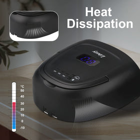 Linssy white nail lamp delivering salon-like results at home