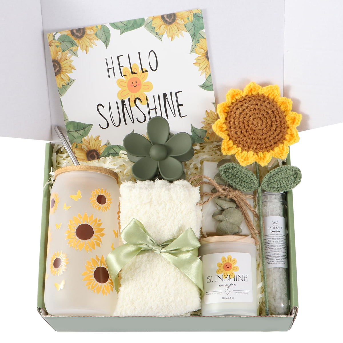 Linsuiyyds sunflower scented candle for cozy home ambiance