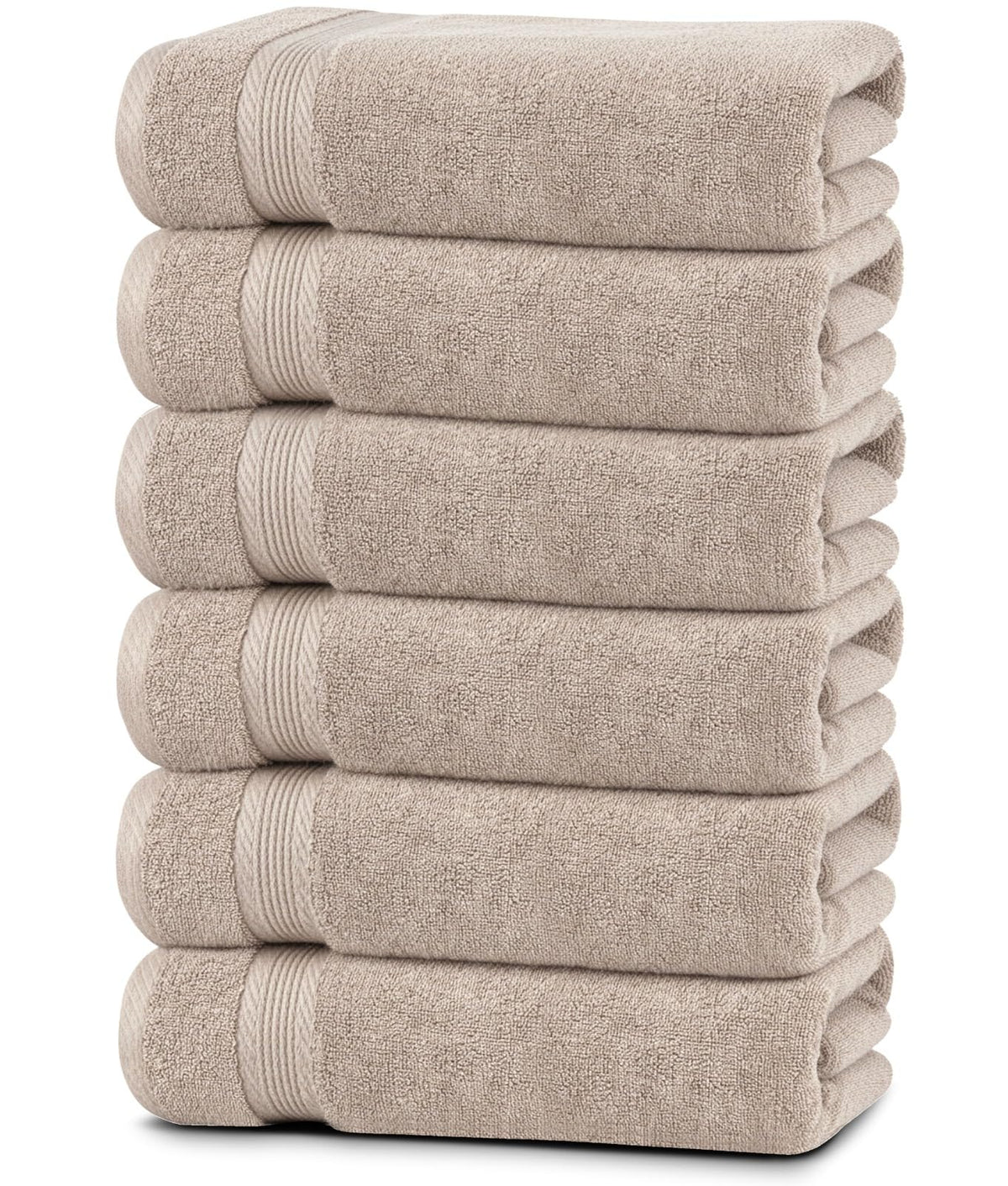 Linteum luxury hair towel in zero-twist cotton, folded for plush softness.