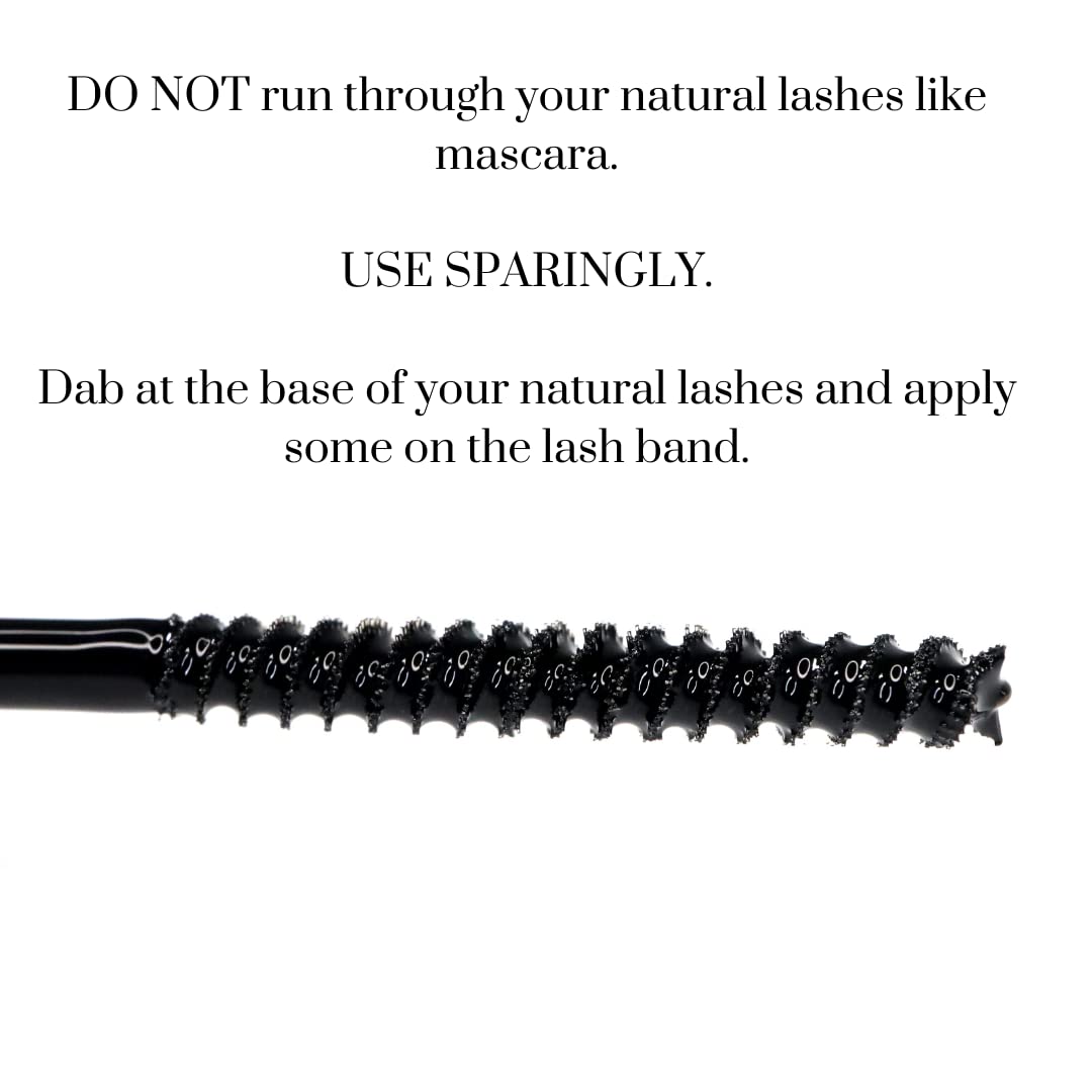 LINX lash glue latex-free formula supports sensitive eyes.