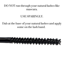 LINX lash glue latex-free formula supports sensitive eyes.