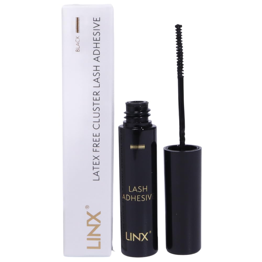 LINX lash glue segmented DIY adhesive for flawless clusters with precision application.