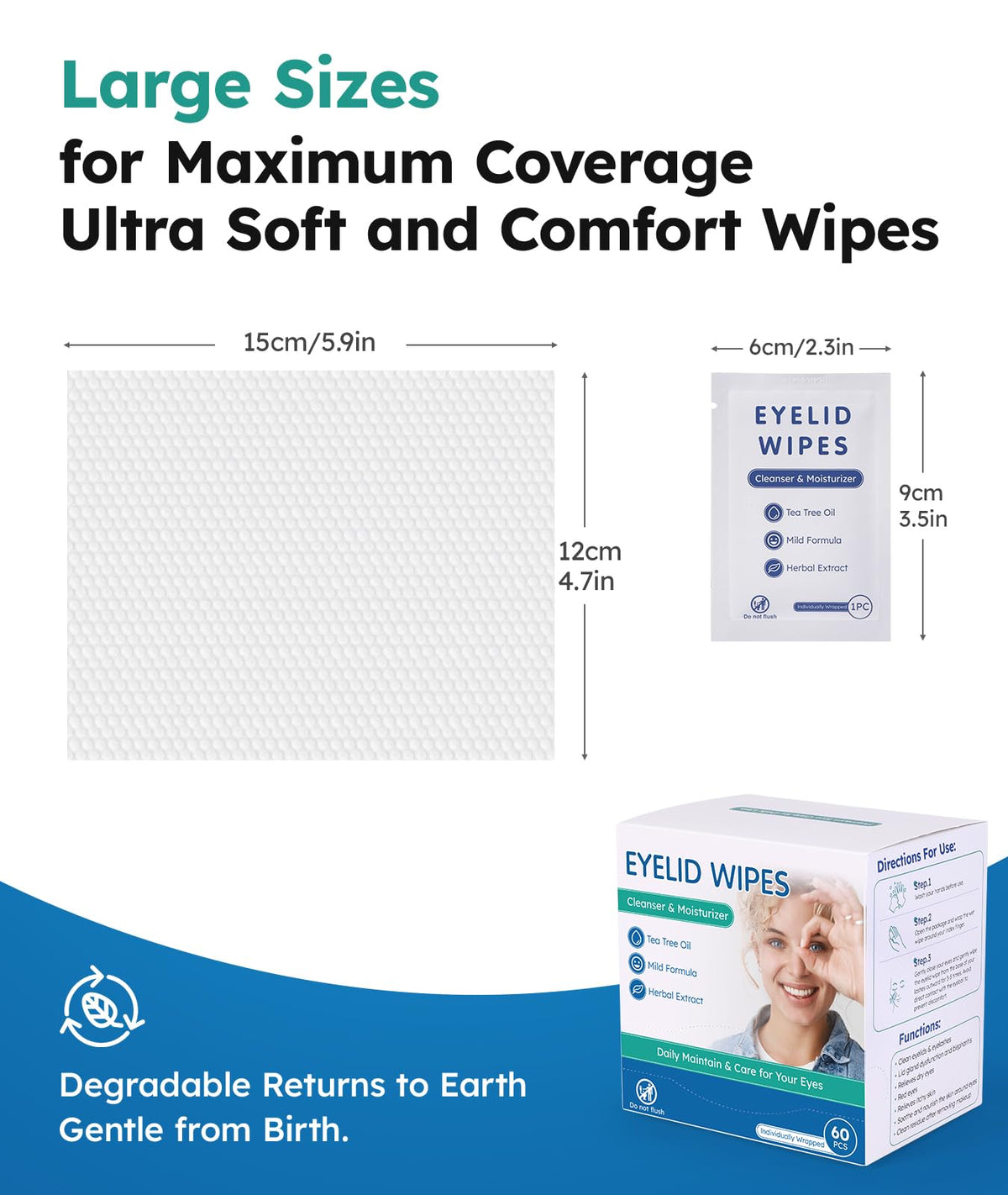 Linzercin individually wrapped wipes maintain freshness and on-the-go hygiene
