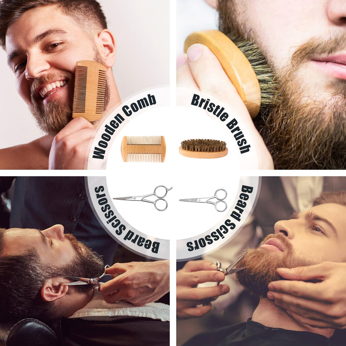 Lionmane beard oil bottle for moisturized, frizz-free beard.