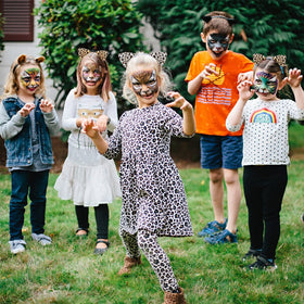 LIONSOUL 14-piece leopard headband pack for party looks