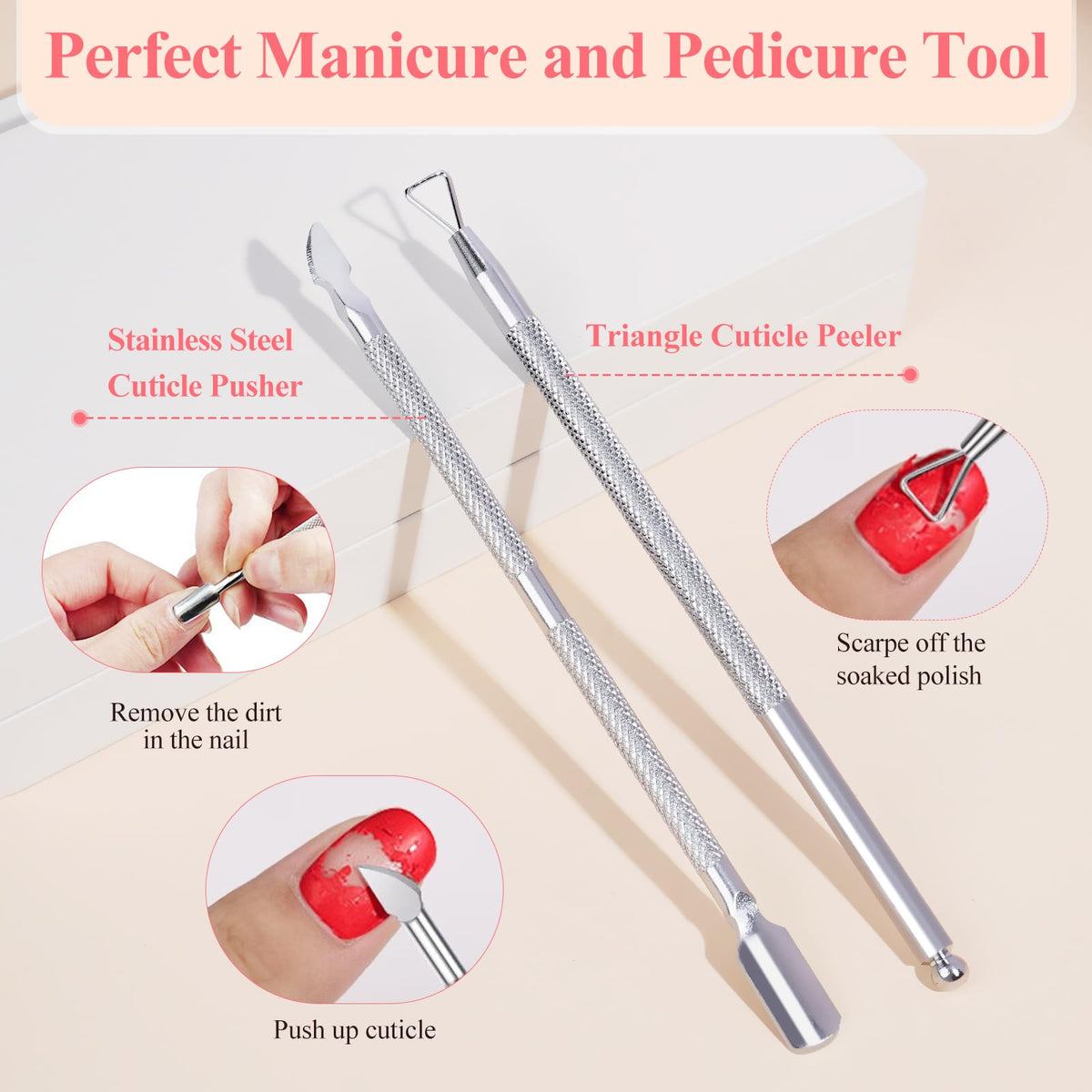LionVision acetone-resistant plastic is easy to clean after nail sessions