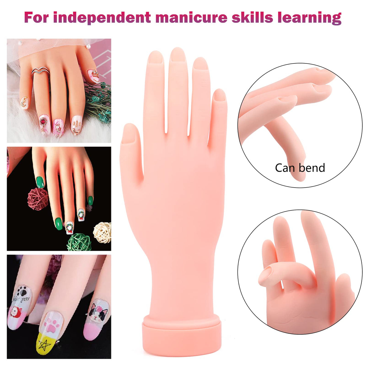 LIONVISION acrylic powder color set for versatile nail art.