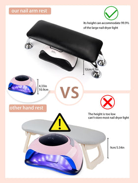 Lionvision stainless steel feet ensure steady placement on any work surface.