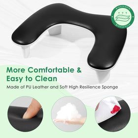 LIONVISION arm rest on desk remains stable, protecting surface from scratches