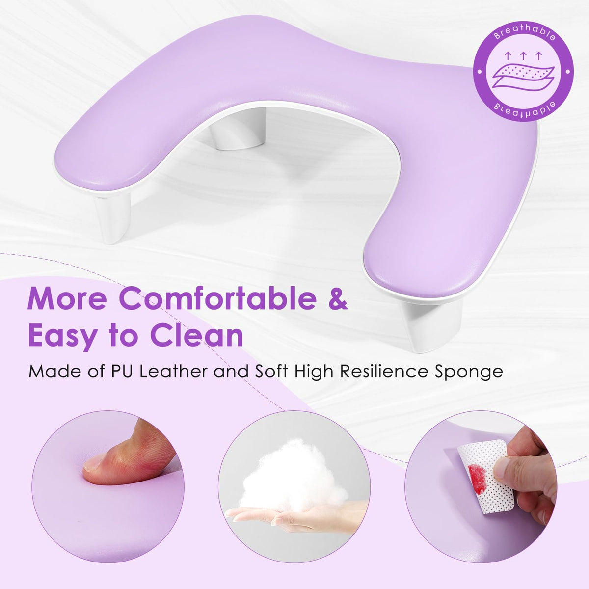 LionVision detachable-storage arm rest stores compactly for home or salon