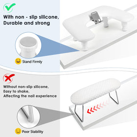 LIONVISON arm rest uses silicone anti-slip base for stable positioning.