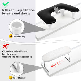 LionVision arm rest waterproof surface cleans easily after polish and disinfectants.