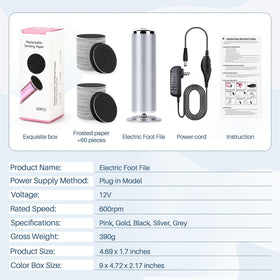 LIONVISON Compact foot care tool ideal for home spa or travel
