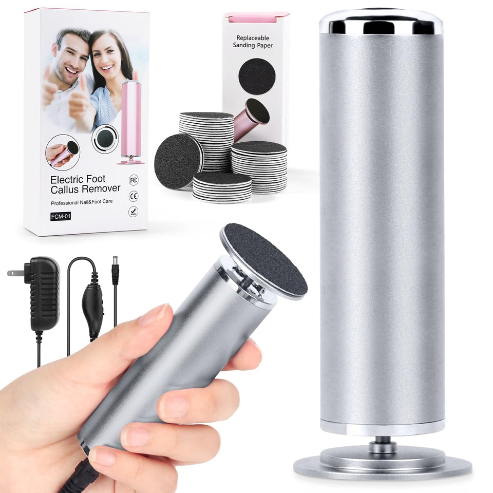 LIONVISON Electric Foot File Remover front view for salon-grade at-home pedicures