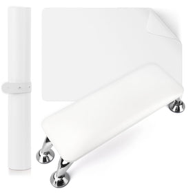 LIONVISON Nail Arm Rest white provides stable support for precise acrylic nail work.