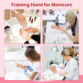 LIONVISON nail art training hand set ideal for beginners and pros