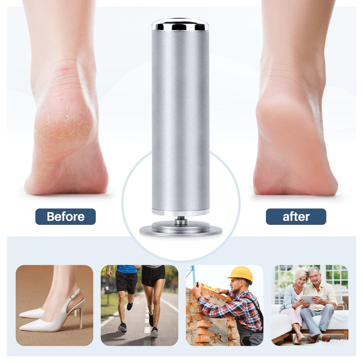 LIONVISON Plug-in power cord for continuous operation during pedicures