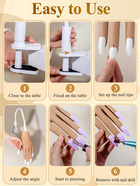 Silicone fingers bend and twist for versatile positioning