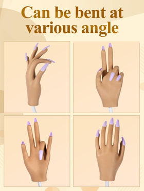 Clamp anchors the hand to a table for steady practice