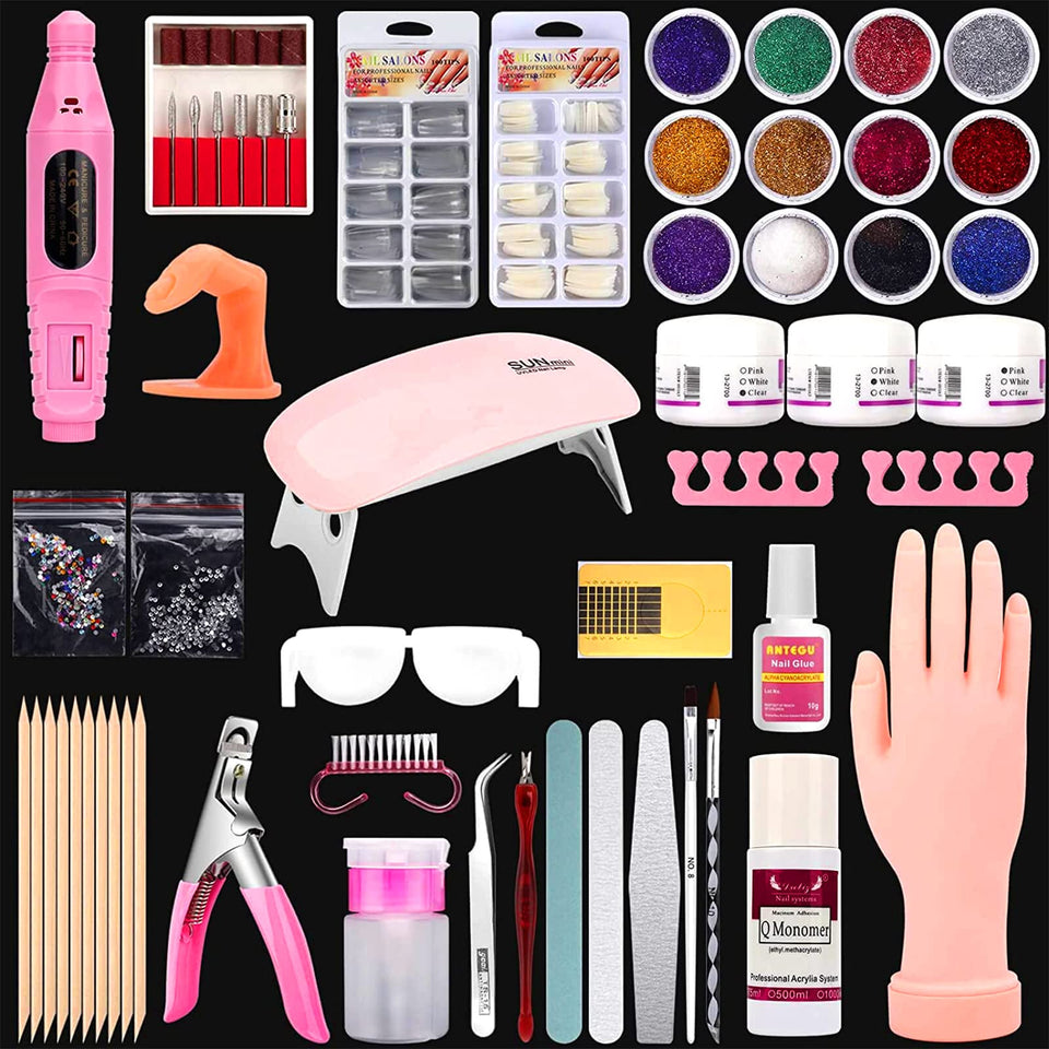 LIONVISION rubber nail hand bendable for realistic practice sessions.