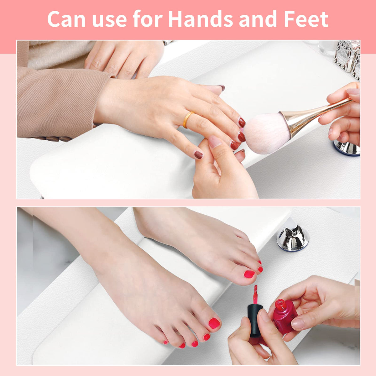 LIONVISON Four-stand construction prevents wobble during manicures.