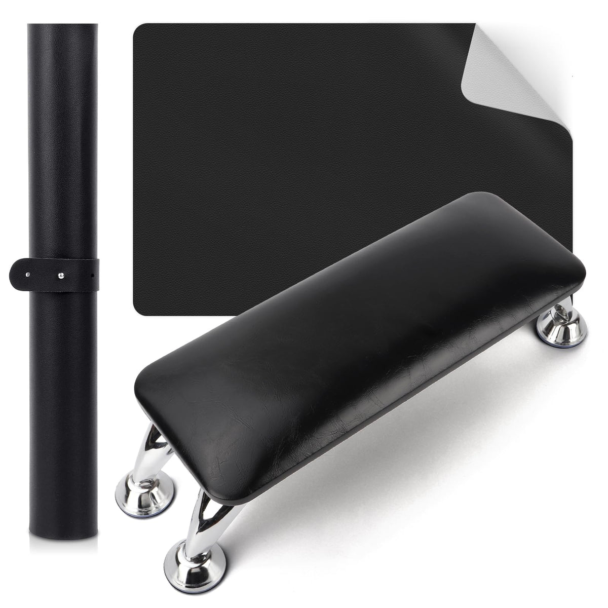 Lionvison nail arm rest set enhances client comfort during manicure sessions.