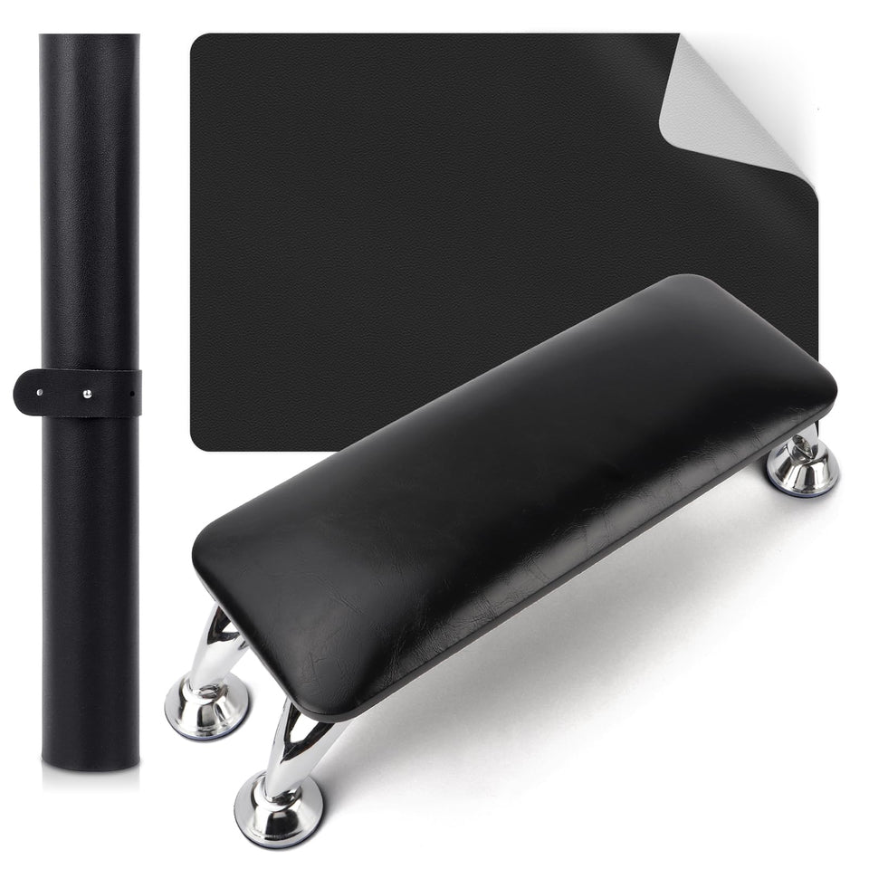 Lionvison nail arm rest set enhances client comfort during manicure sessions.