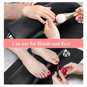 Lionvison stable arm rest stand minimizes wobble for steady manicures.
