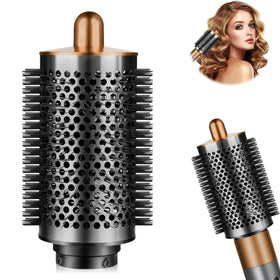 Liopif round volumizing brush for Dyson Airwrap, nickel-copper finish, designed for root lift