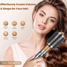 Liopif upgraded bristles and comb teeth for thick hair styling