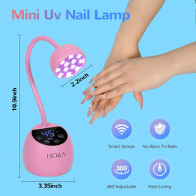 LIORA rechargeable 1800mAh battery supports cordless use.