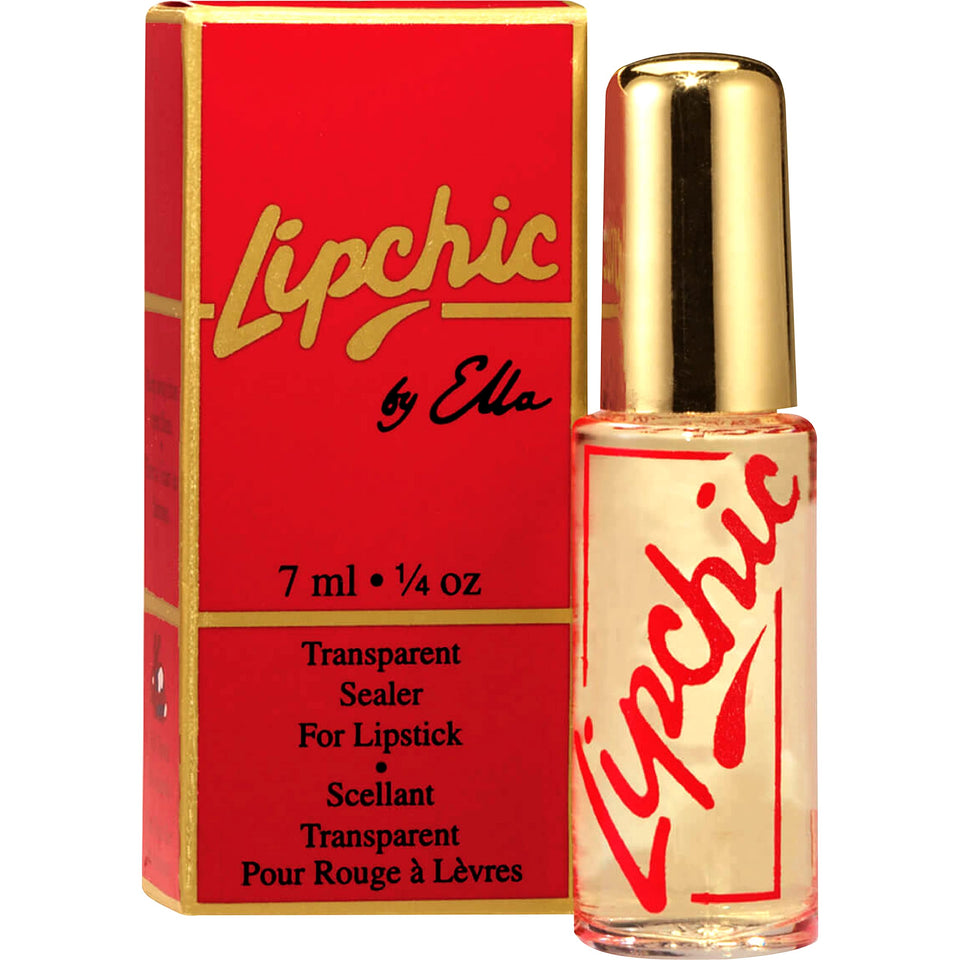 Lip Chic By Ella bottle close-up showing the clear matte seal for long-lasting color.