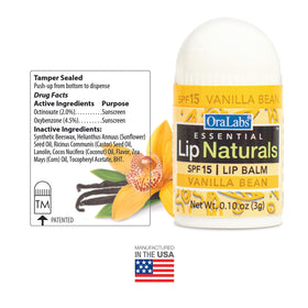 Lip Naturals pocket-size design fits easily in bags and pockets for ready lip care.