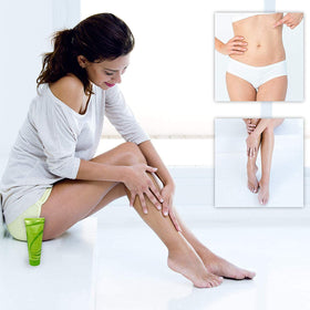 Lipo Applicator contouring film on skin with breathable finish