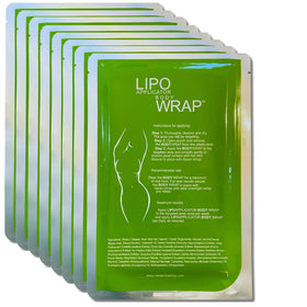Lipo Applicator ultimate wrap packaging shows premium at home spa treatment for contouring.