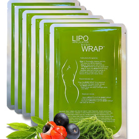 Lipo Applicator Ultimate Wrap on stomach area for targeted contouring.