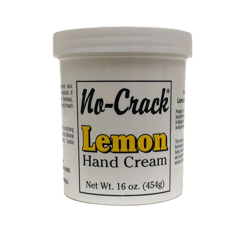 Liphontcta No-Crack Lemon Hand Cream jar front: non-greasy, quick-drying relief.