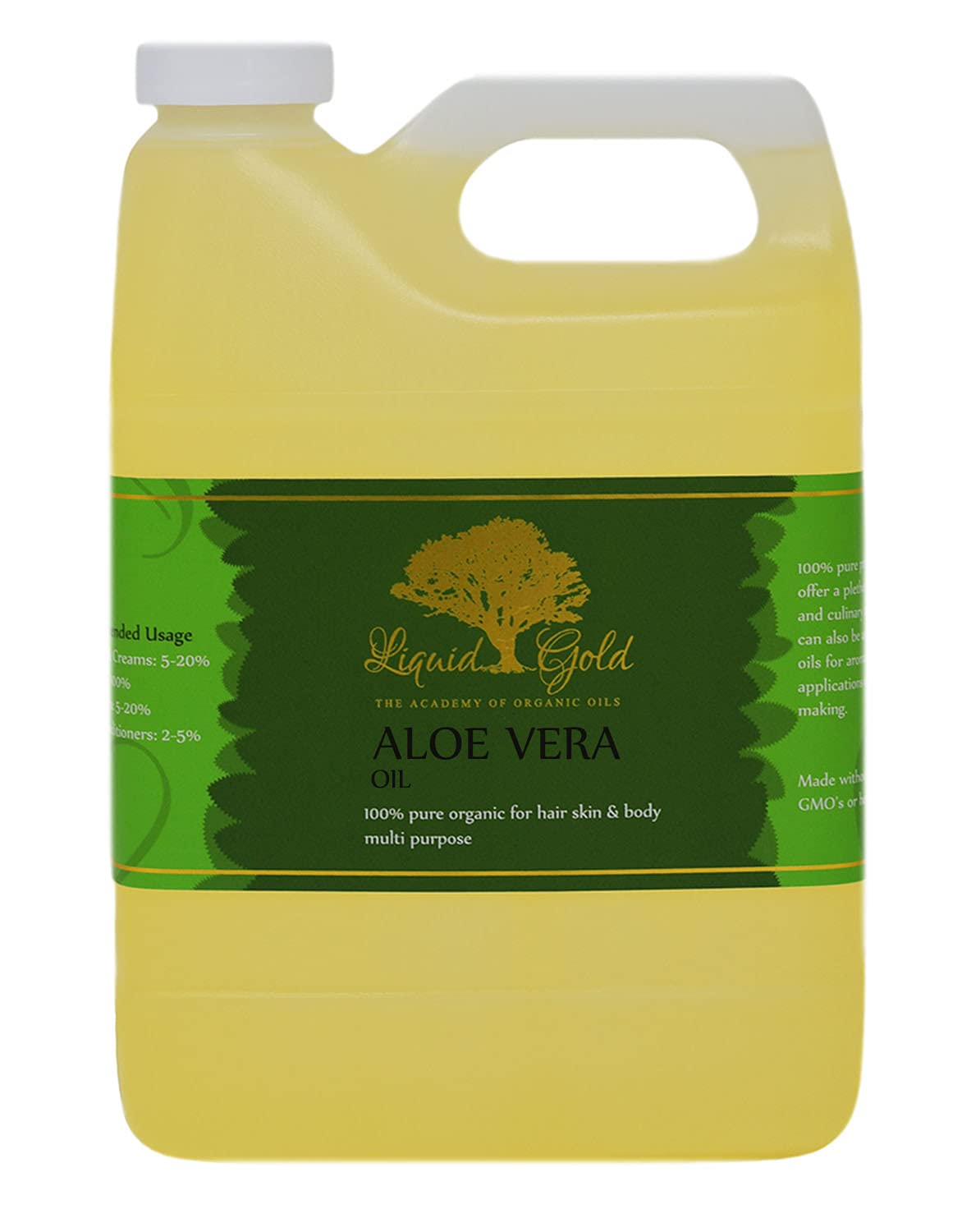 Liquid Gold Inc bottle pour highlights quick skin hydration and versatile use.
