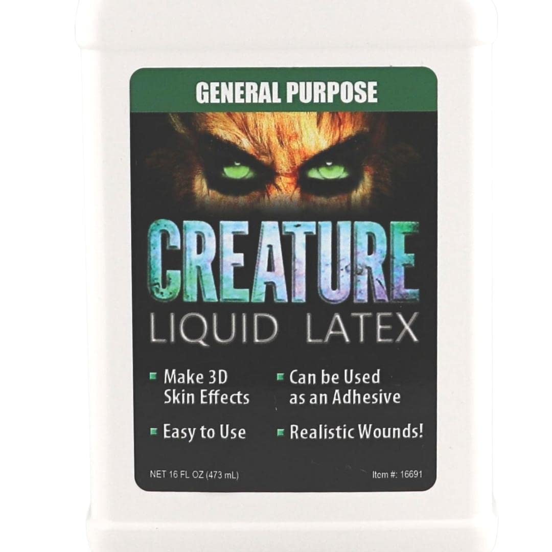 Liquid Latex Fashions cosplay makeup suitable for drama, events, and photoshoots.
