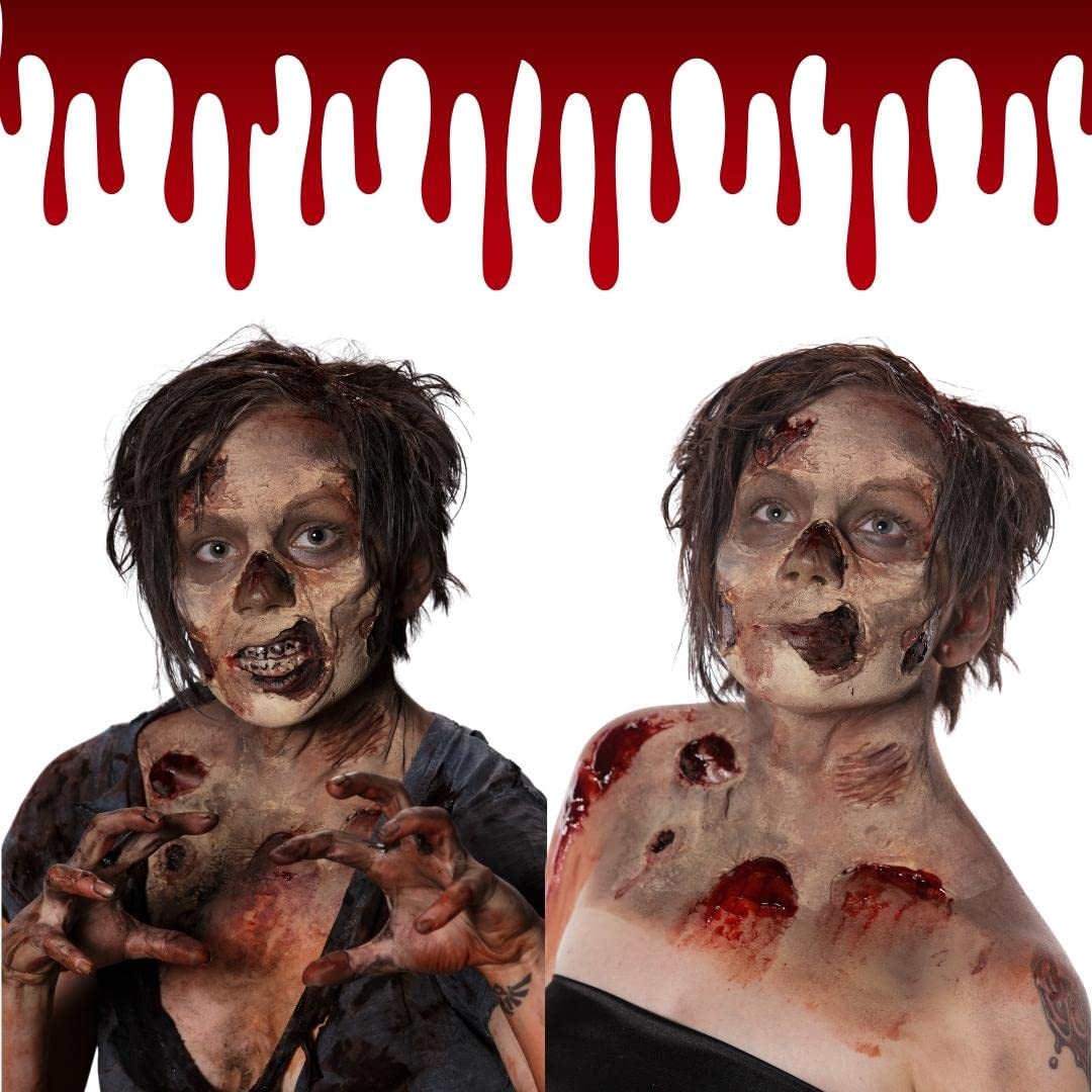 Liquid Latex Fashions clear version supports subtle or bold character design.