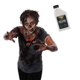 Liquid Latex Fashions vibrant color effects on skin and costumes.