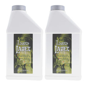 Liquid Latex Fashions two 16 oz bottles ready for multiple SFX looks.