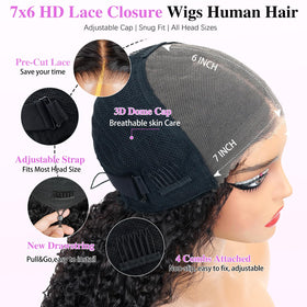 Liqusee 7x6 Front Lace offers flexible styling and secure wear.