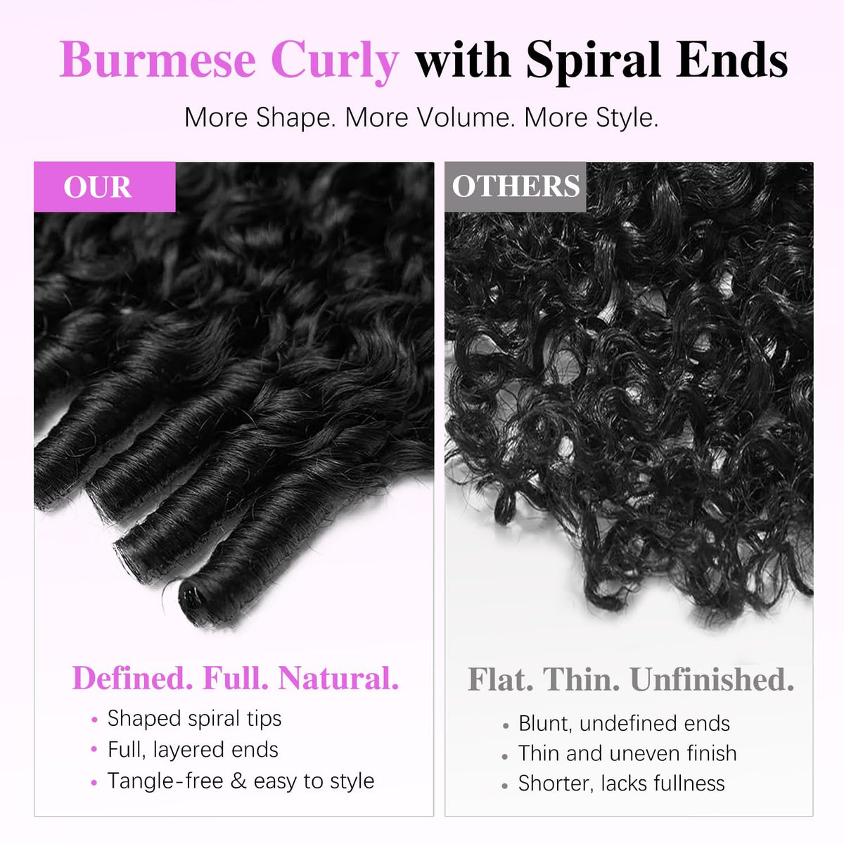 Liqusee 250 density creates full voluminous look.