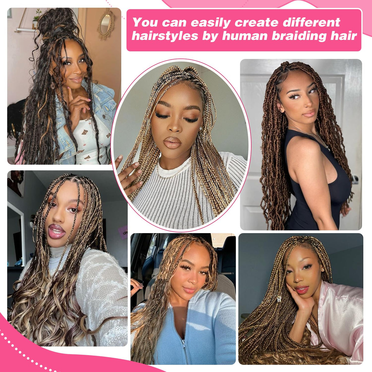 Liqusee lightweight braiding hair feels comfortable on the scalp during wear.